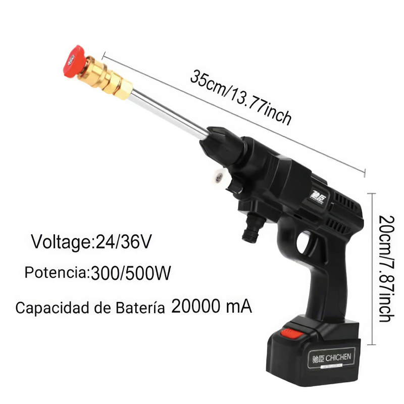 HIDROMAX - HIDROLAVADORA PORTATIL CON 2 BATERIAS