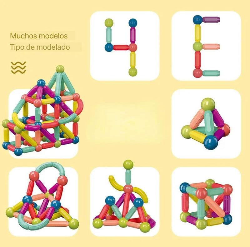 Set de Construcciòn Magnetico 42 piezas - Montessori®