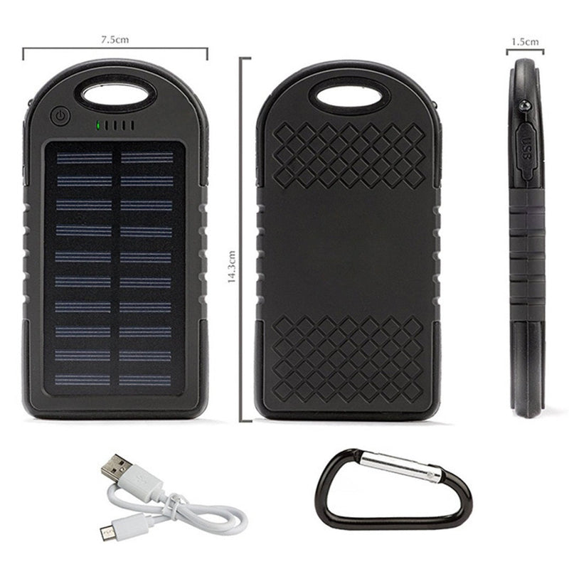 Cargador Portatil Solar De Bateria 20,000 Mah